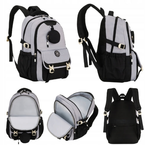 YOUTH SCHOOL BACKPACK FOR BOY GIRLS MULTI-CHAMBER LARGE 26 L