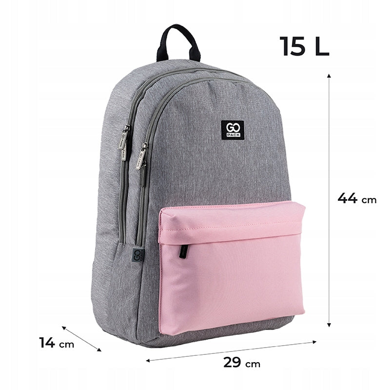 YOUTH SCHOOL BACKPACK FOR GIRLS IN THE CITY GoPack Brand GoPack