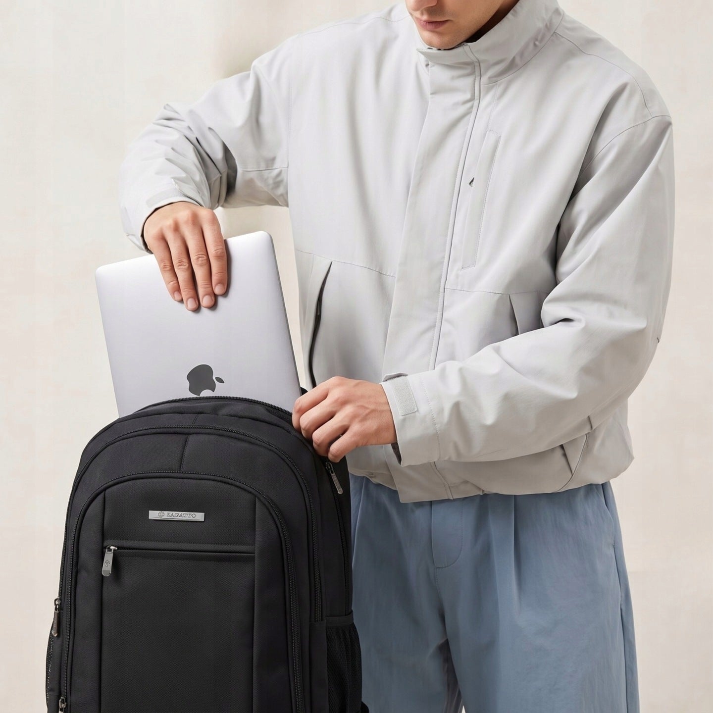 YOUTH SCHOOL BACKPACK FOR WORK WATERPROOF WITH 17" LAPTOP SPACE Packaging status original