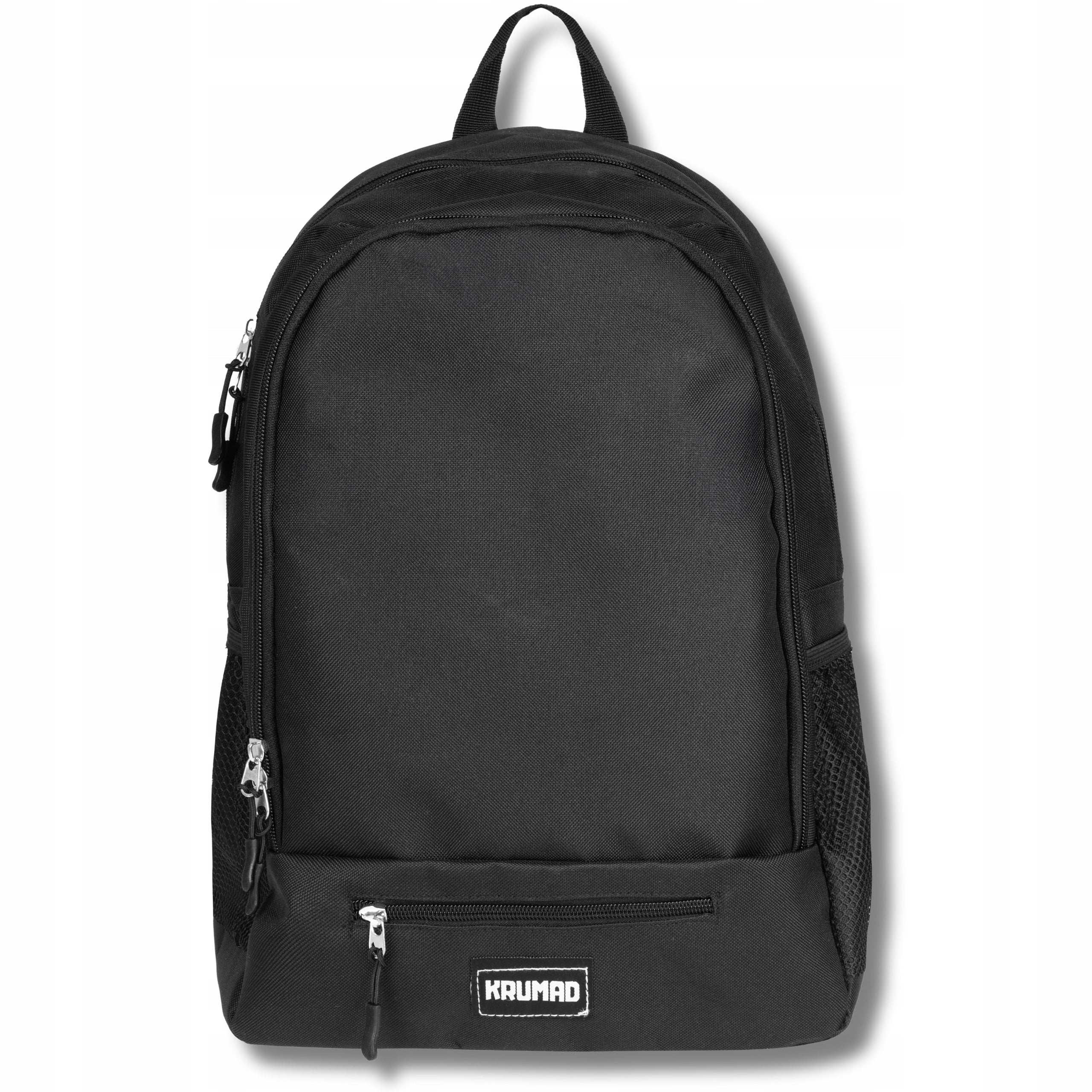YOUTH SCHOOL BACKPACK MEN'S WOMEN'S HIKING BLACK TRAVEL ROOMY Packaging status original