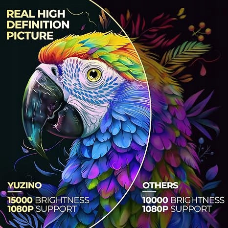 YUZINO Mini Projector 4K 18000L Full HD 1080P WiFi Bluetooth Manufacturer code 00100