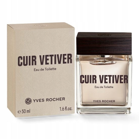 YVES ROCHER Eau de toilette Cuir Vétiver 50 ml