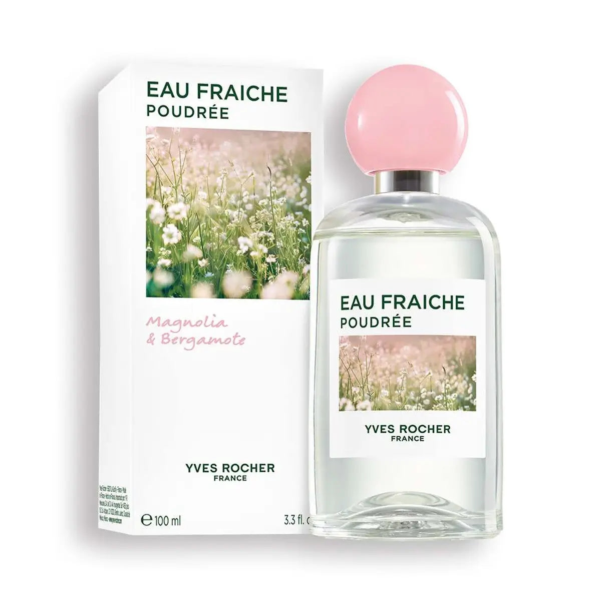 YVES ROCHER Eau de toilette Poudree Magnolia & Bergamot 100 ml PROMOTION