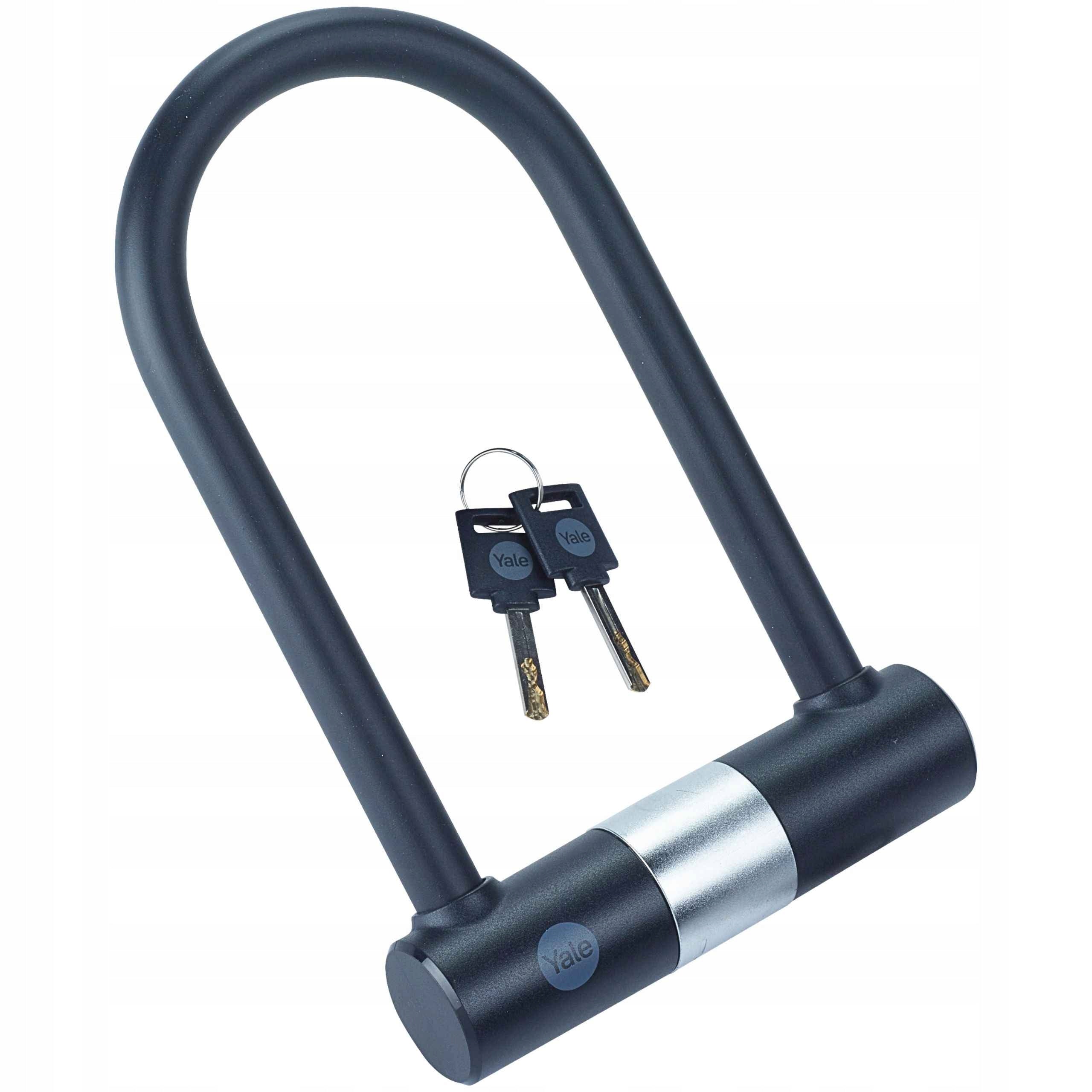 Yale YUL0/18/192/2 U-Lock bicycle lock Color black