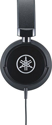 Yamaha HPH 50B On-Ear Headphones Closed for Piano Studio Black Brand Yamaha
