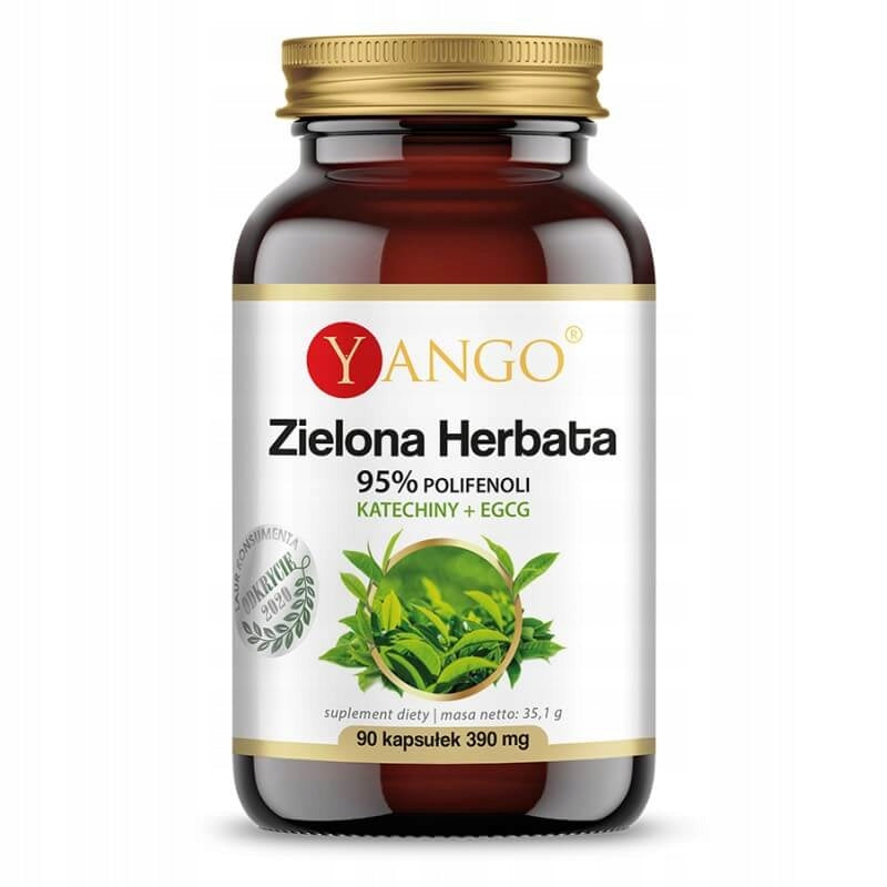 Yango - Green tea - 95% Polyphenols - Catechins + EGCG - 90 caps.