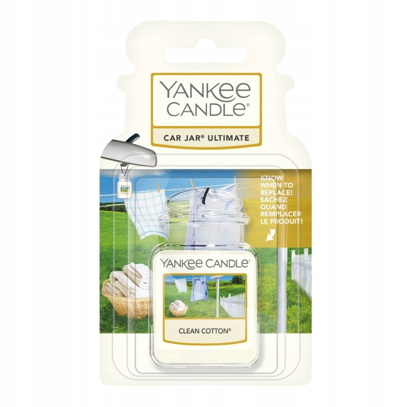 Yankee Candle Car Jar Ultimate - Clean Cotton