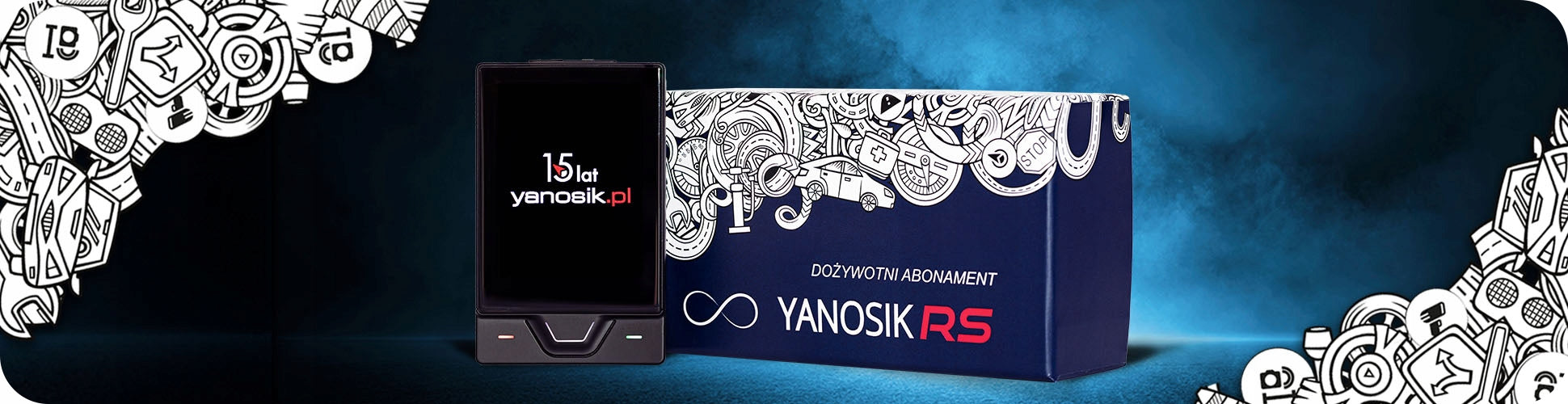 Yanosik RS ANTI-RADAR YANBOX DRIVER ASSISTANT + LIFETIME SUBSCRIPTION ALERTS Packaging status original