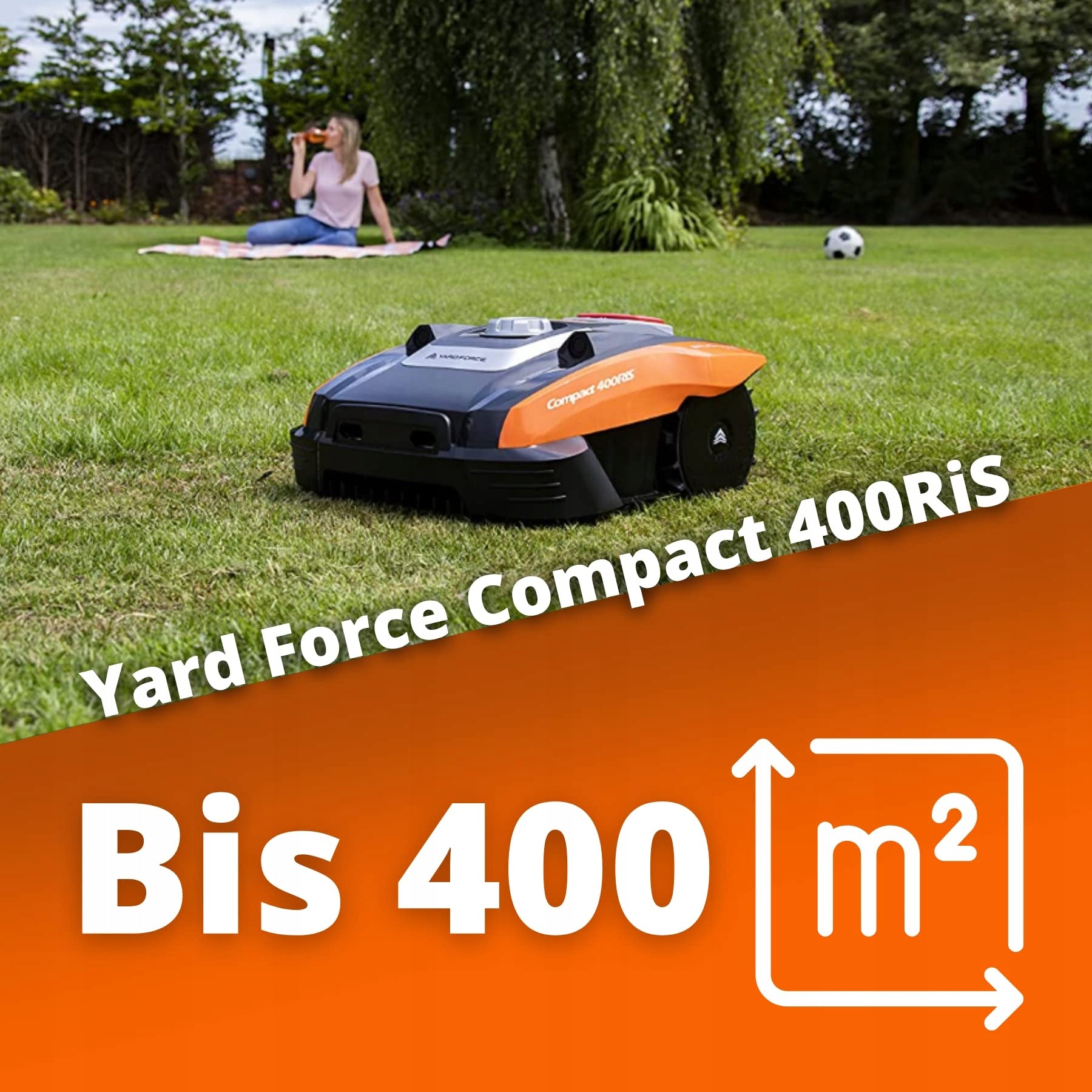 Yard Force Compact 400RiS mowing robot up to 400 m2 Brand Yard force