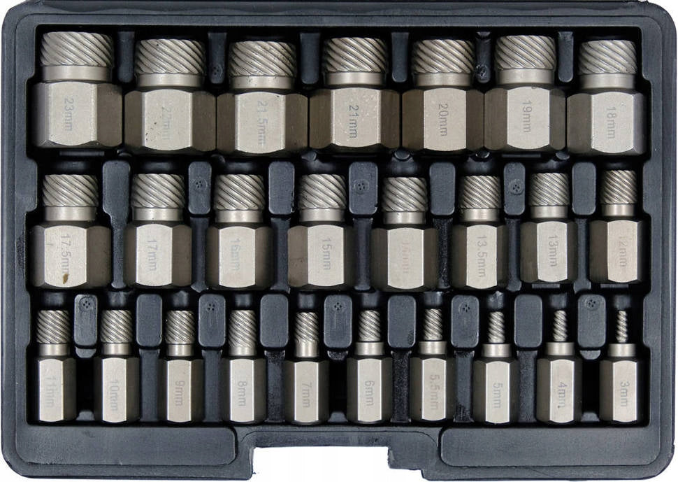 Yato YT-06034 25 screw drivers for damaged screws