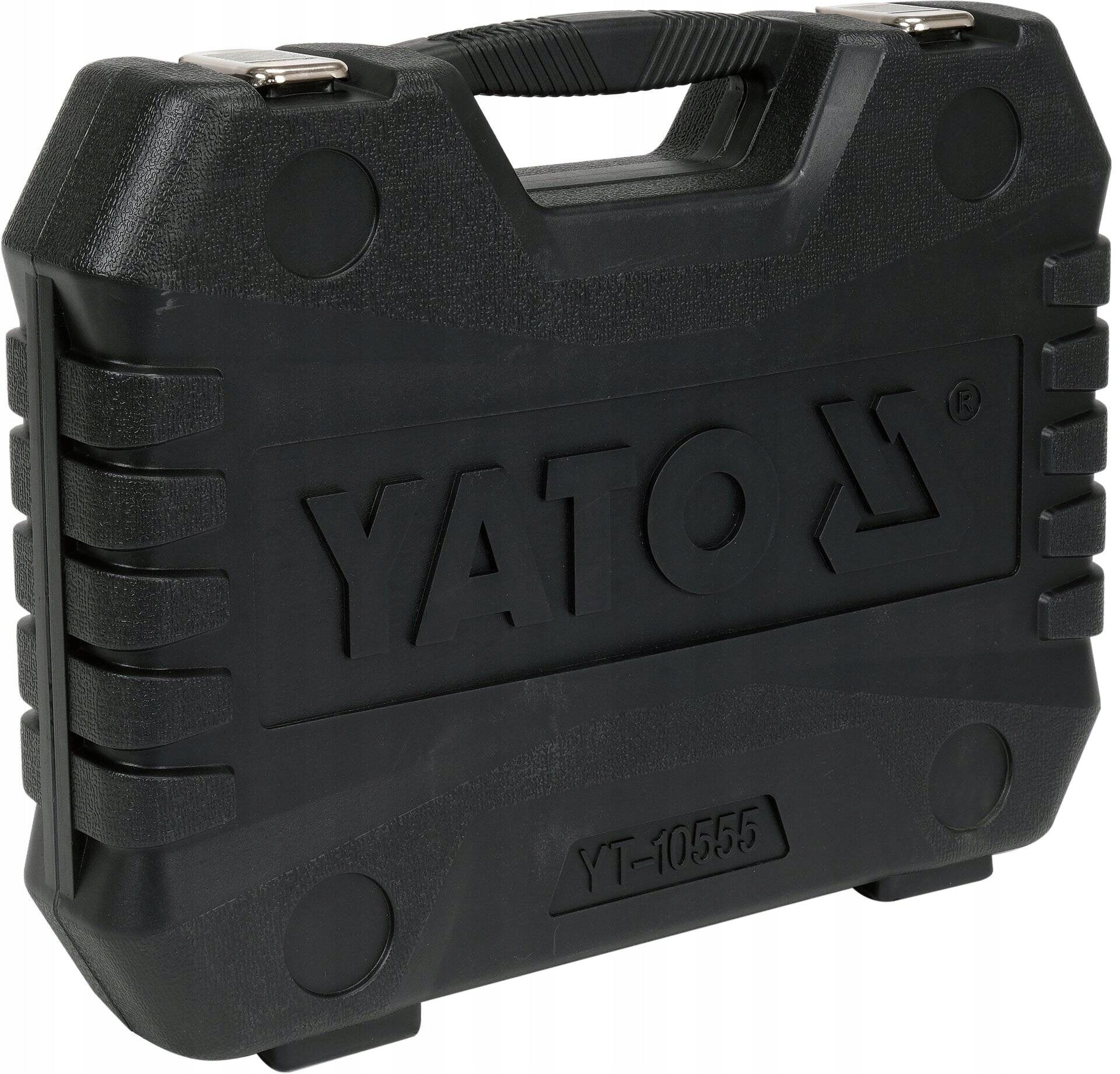 Yato YT-10555 Impact Socket Set in 1/2" Case 40 Elements Brand Yato