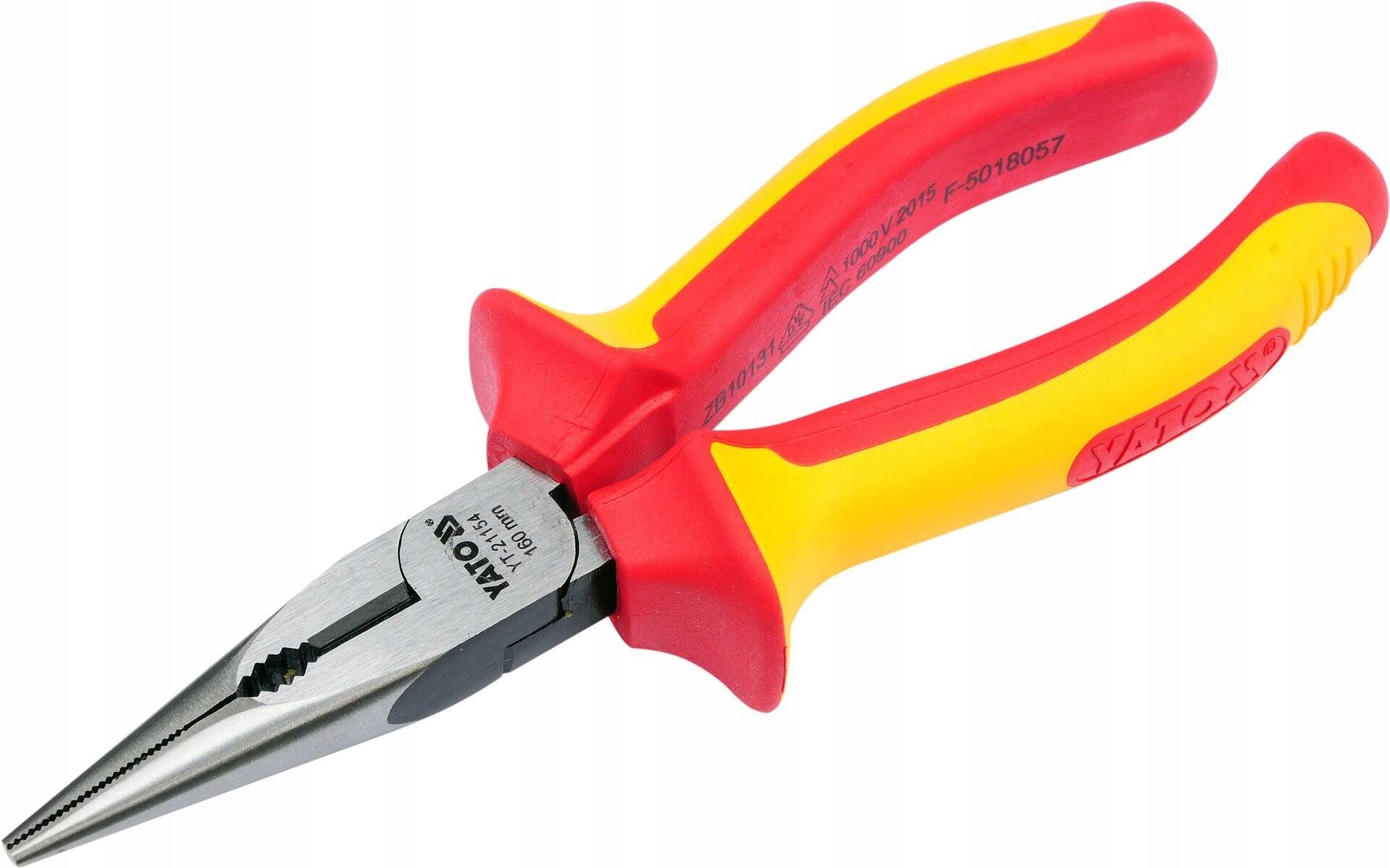 Yato YT-21154 Straight elongated pliers 160mm VDE Packaging status original
