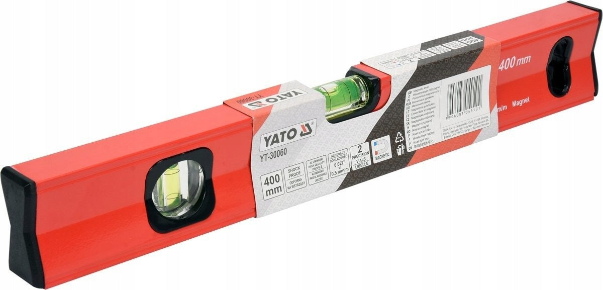 Yato YT-30060 Magnetic level 40cm 2 libelle Length 0.4 m