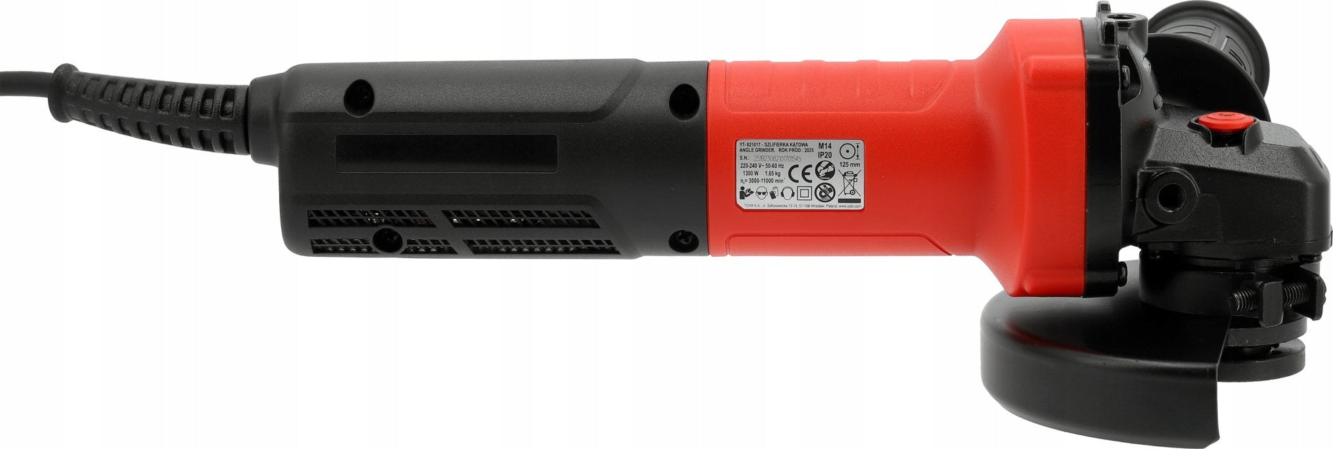 Yato YT-821017 Angle grinder adjustable brushless 1300 W 125 mm Brand Yato