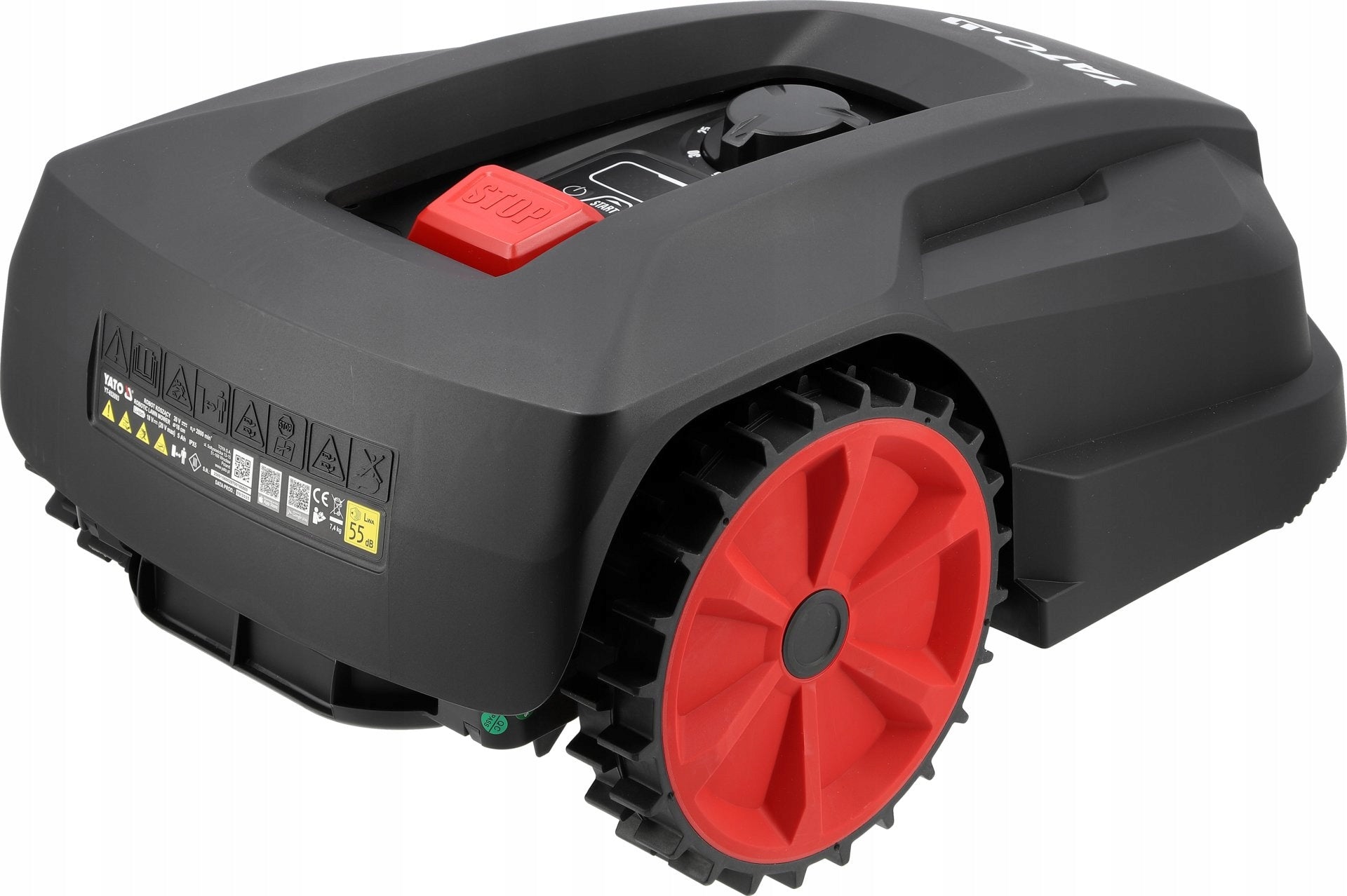 Yato YT-852093 Lawn mower robot automatic lawn mower 20V 1000 m² Mowing width 18 cm