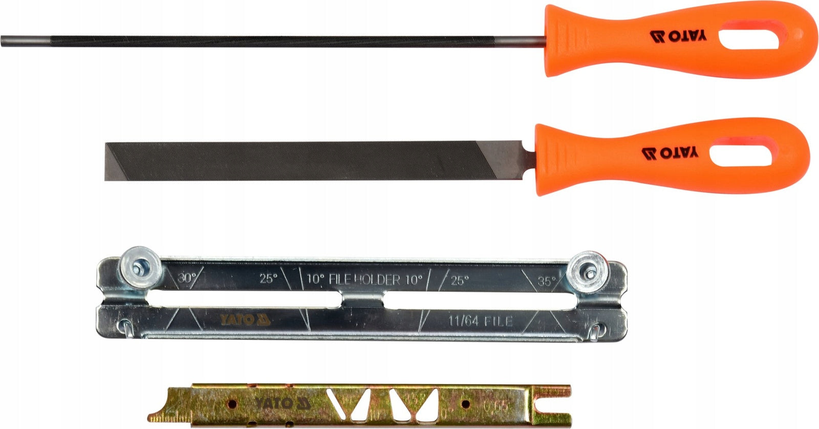Yato chain sharpening kit 4,5mm 4-piece YT-85041