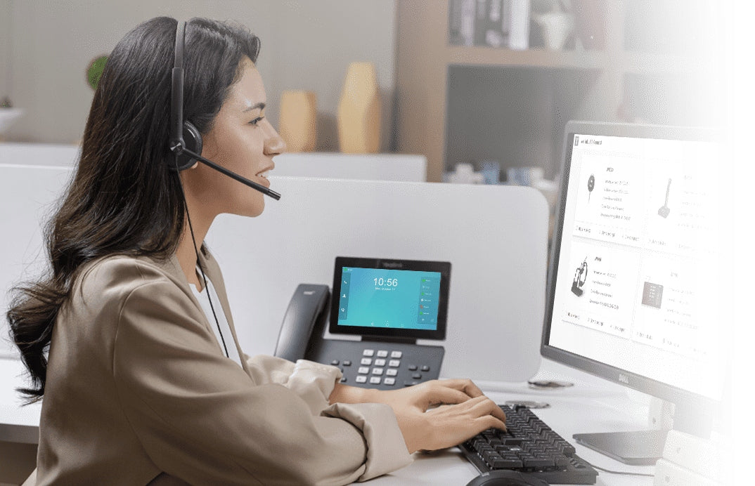 Yealink Headset YHS34 Dual RJ9 Manufacturer code YHS34 DUAL