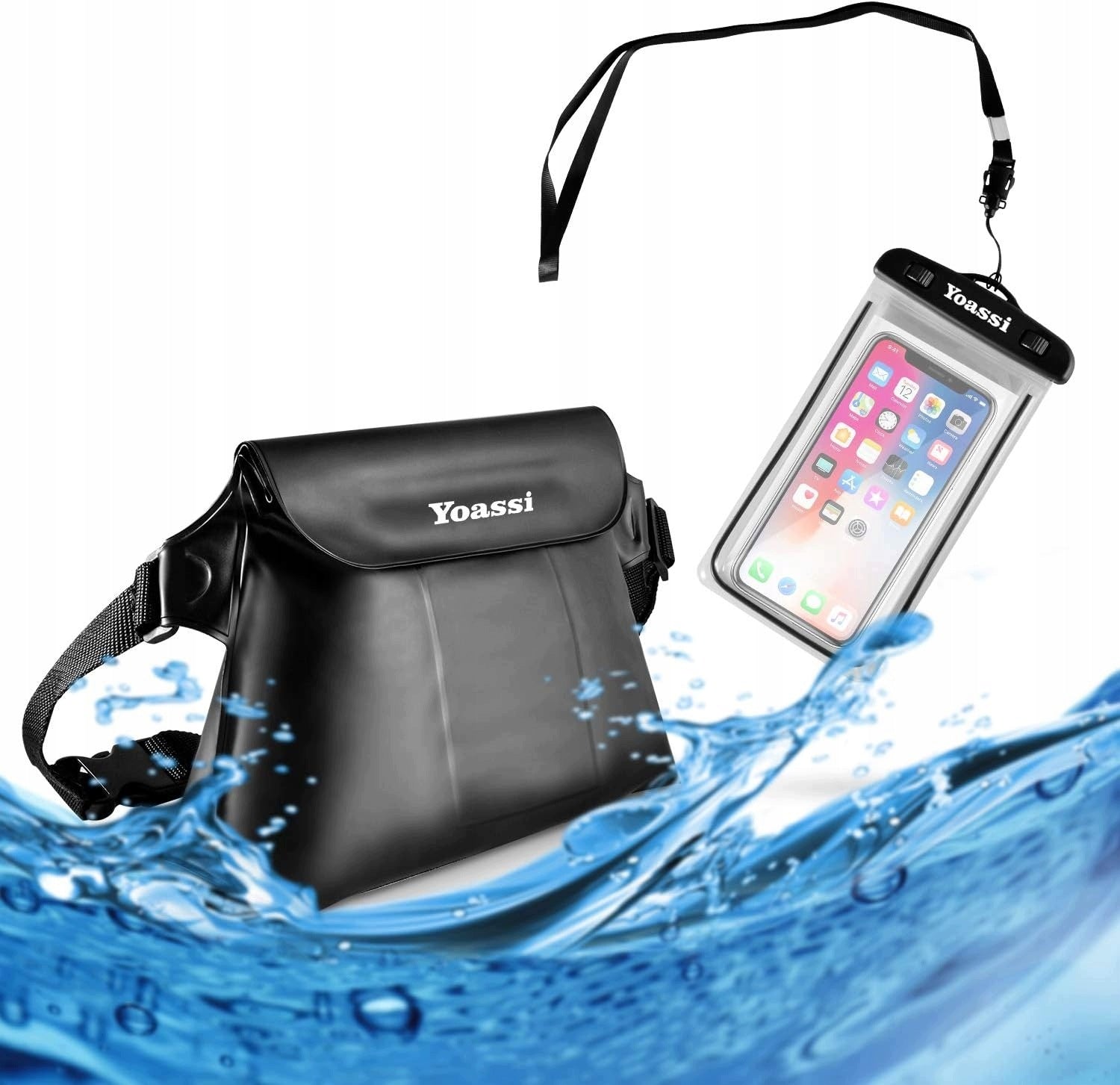 Yoassi IPX8+ Waterproof Bag + Universal Waterproof Phone Case