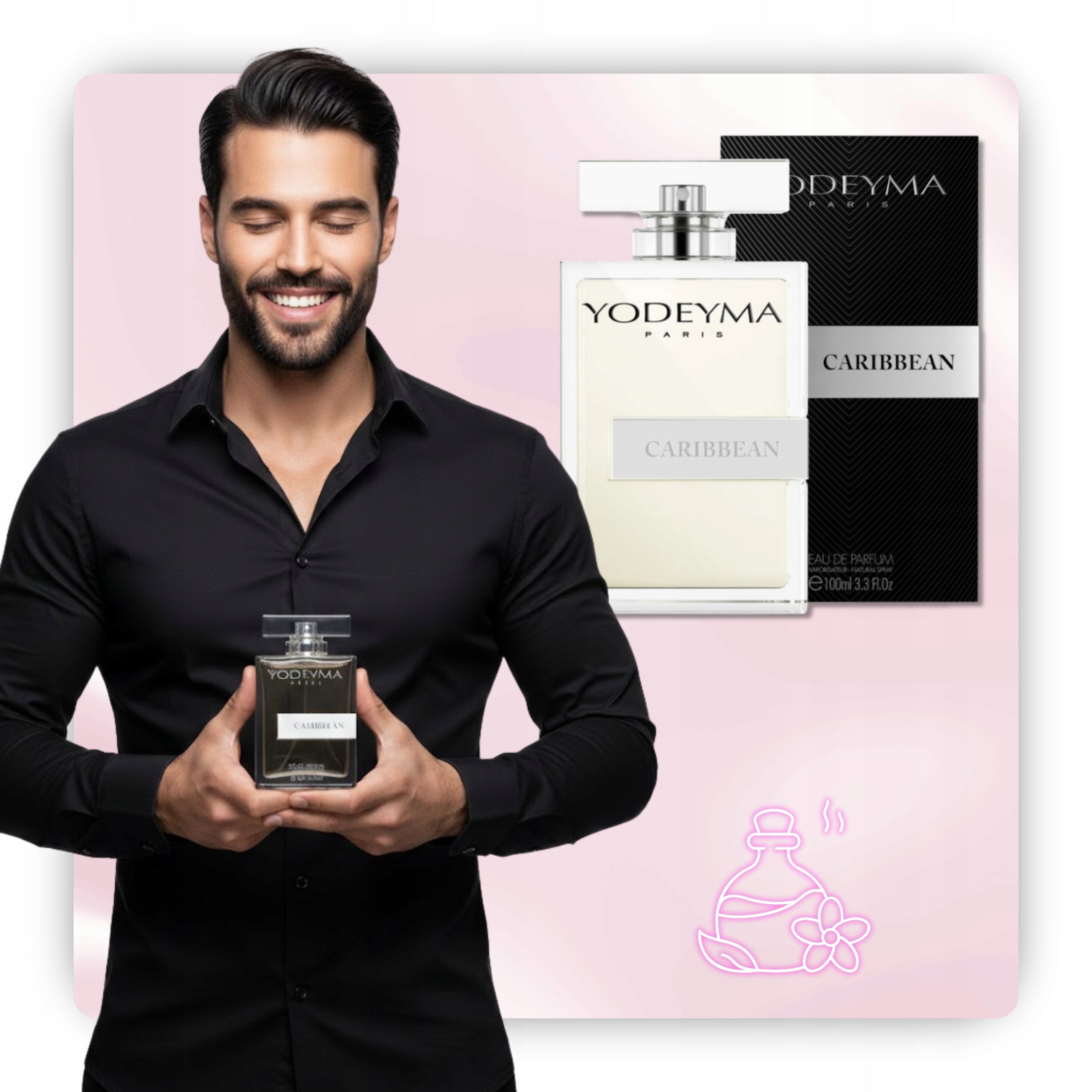 Yodeyma Caribbean 100 ml Perfume for men Packaging status original