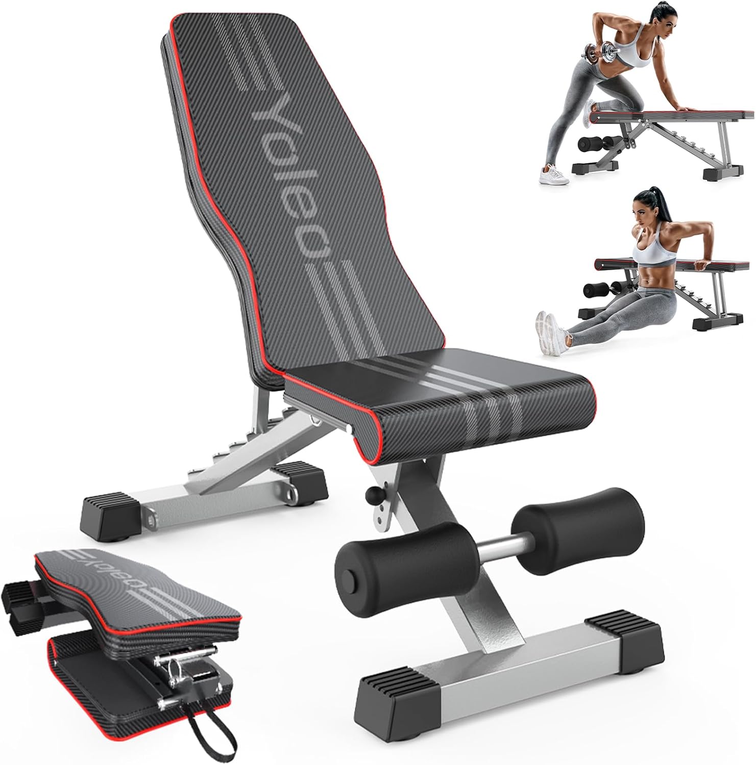 Yoleo W01001 Adjustable Weight Bench Brand no brand