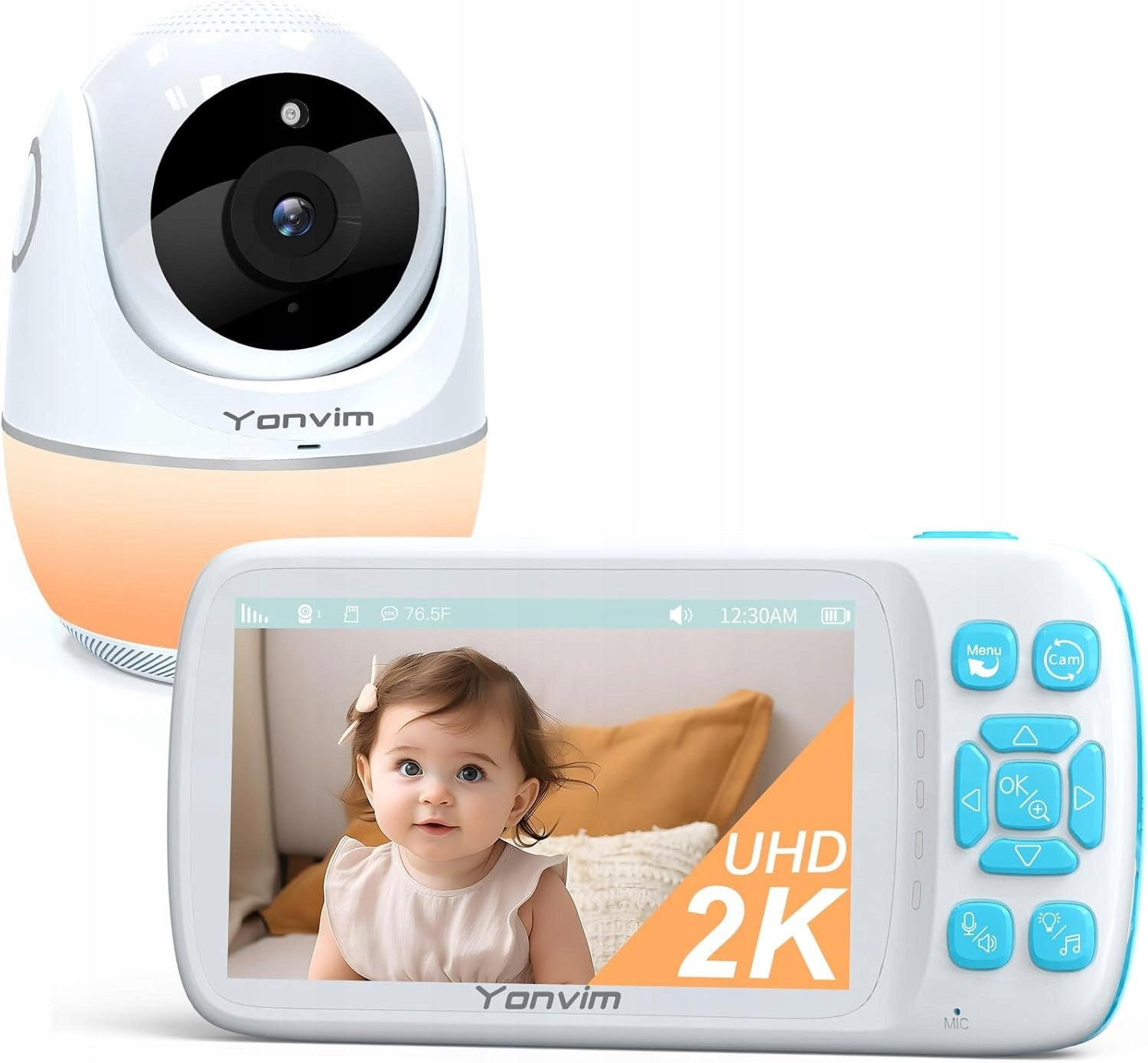 Yonvim 2K Baby Monitor with G492 Camera