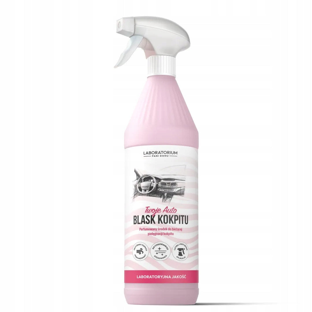 Your Auto cockpit liquid COCKPIT GLOW 600ml from the Laboratory of the Lady of the House