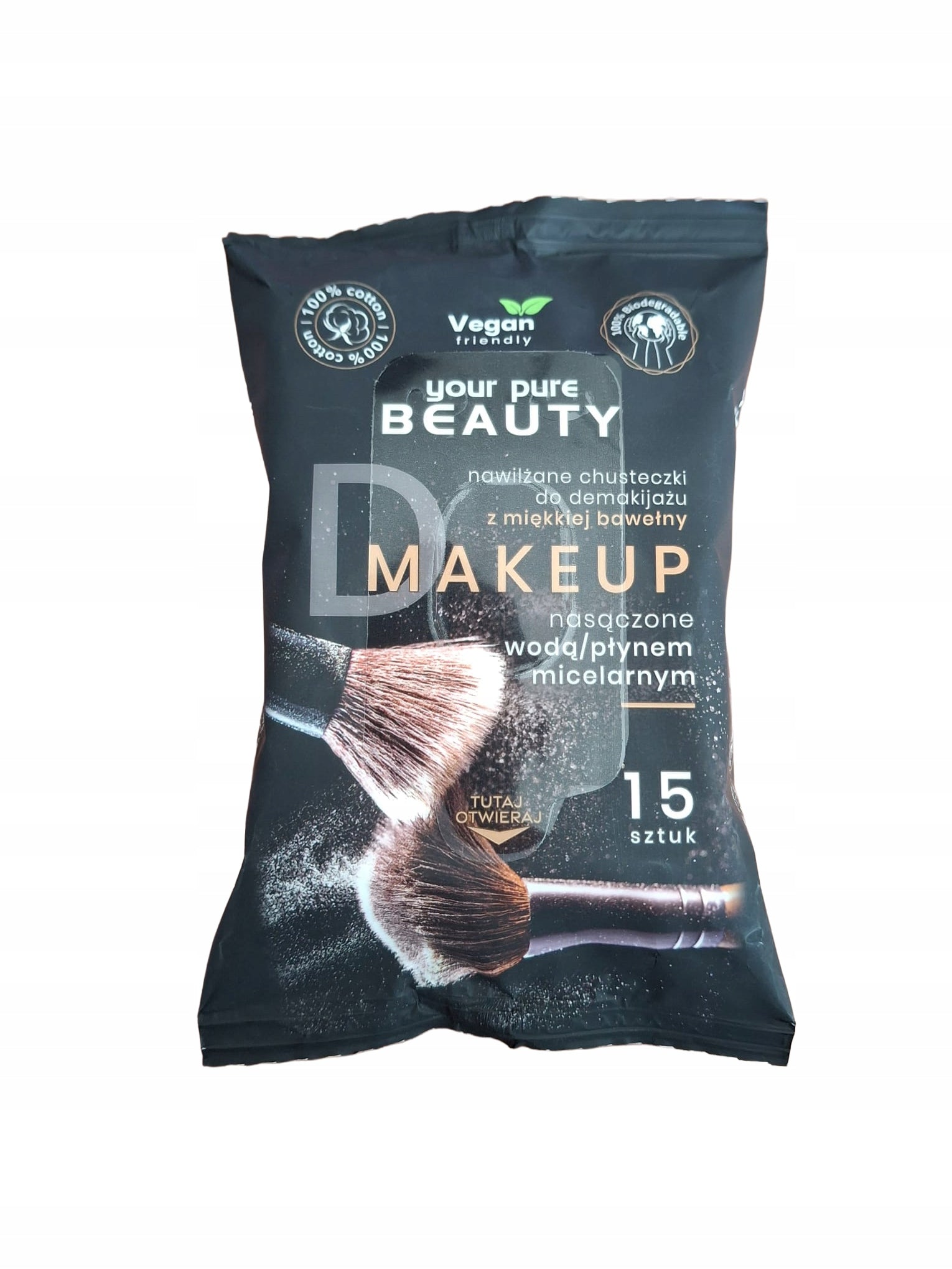 Your Pure Beauty Makeup Remover Wipes 15 Pack
