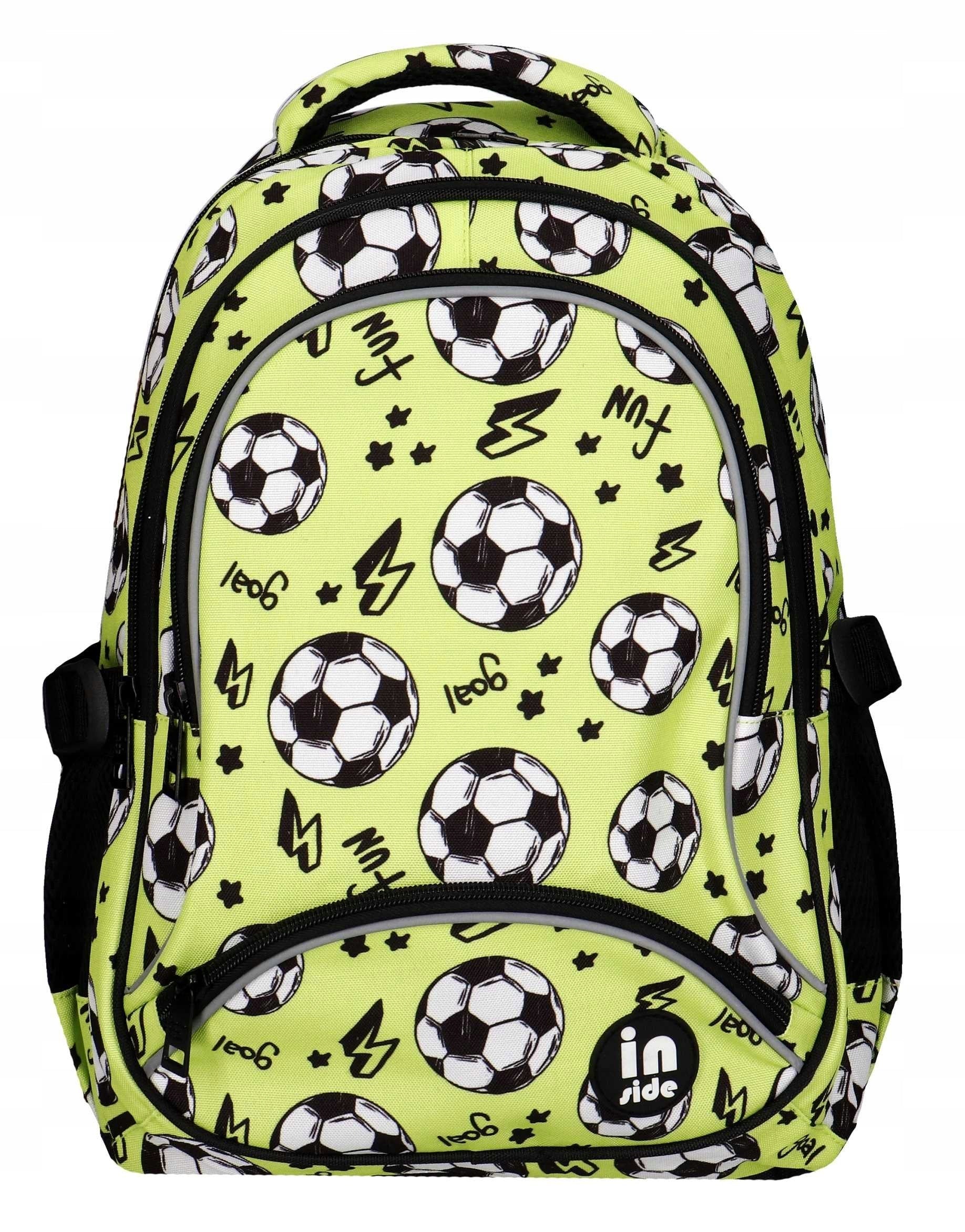 Youth School Backpack 3 Compartments Ball Incood Manufacturer code 0002-0085