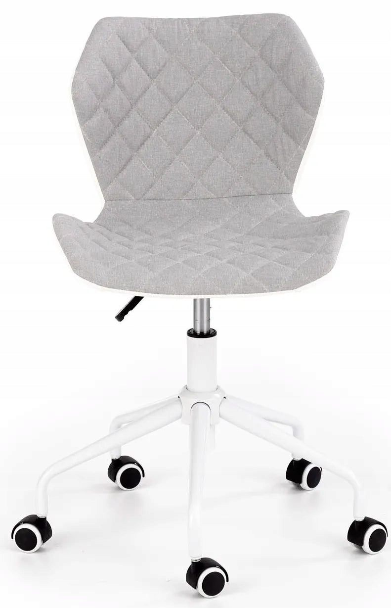 Youth Swivel Chair MATRIX 3 Grey White Halmar Furniture depth 57 cm
