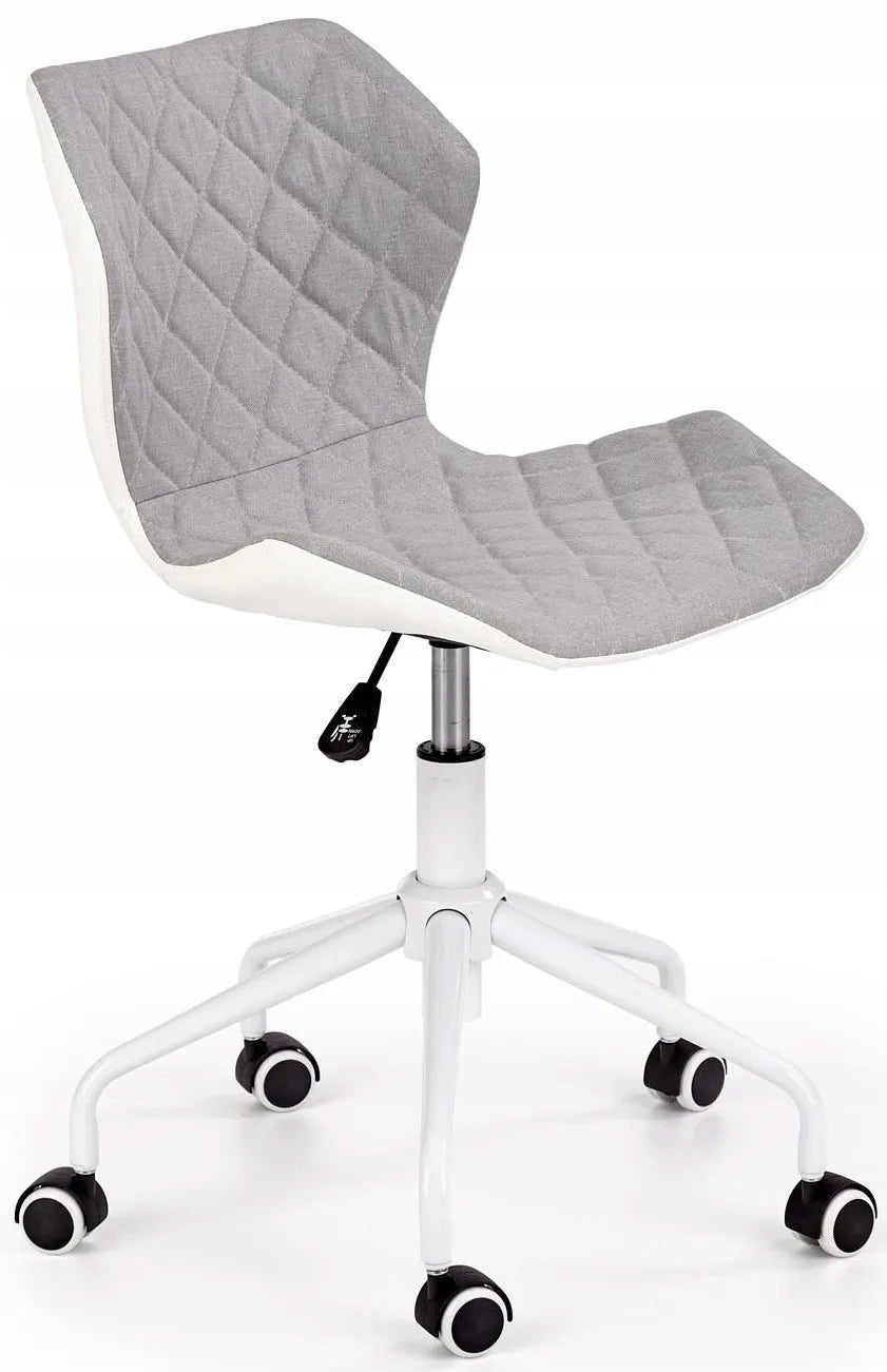 Youth Swivel Chair MATRIX 3 Grey White Halmar