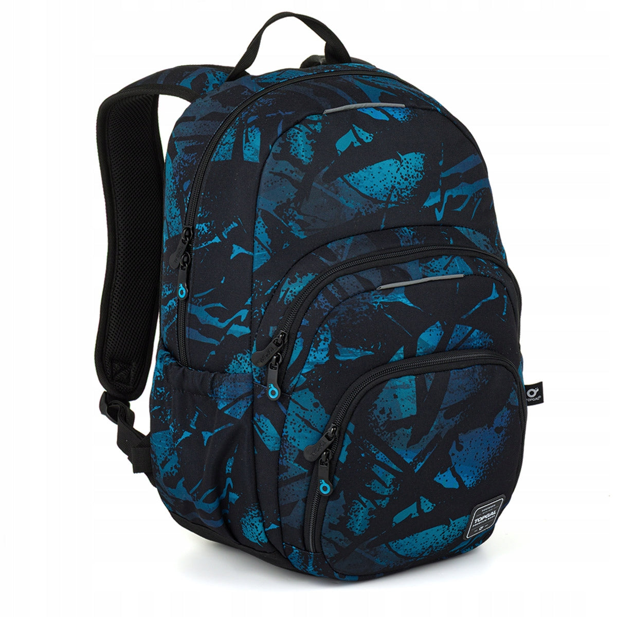 Youth backpack Blue Abstract Topgal SKYE 26044 6-8 class 28 liters