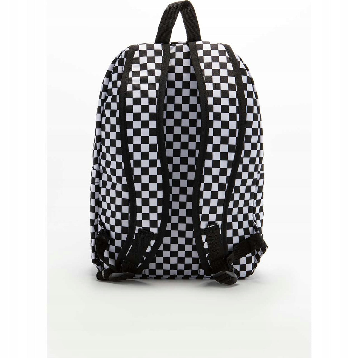 Youth backpack Vans Old Skool Check Backpack white and black chessboard Brand Vans