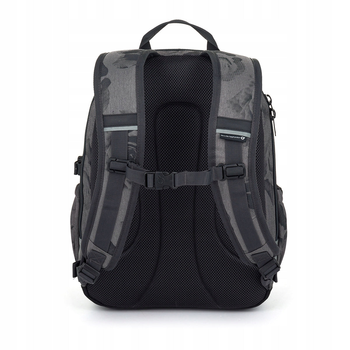 Youth backpack grey with roses Topgal RONY 25027 Brand Topgal