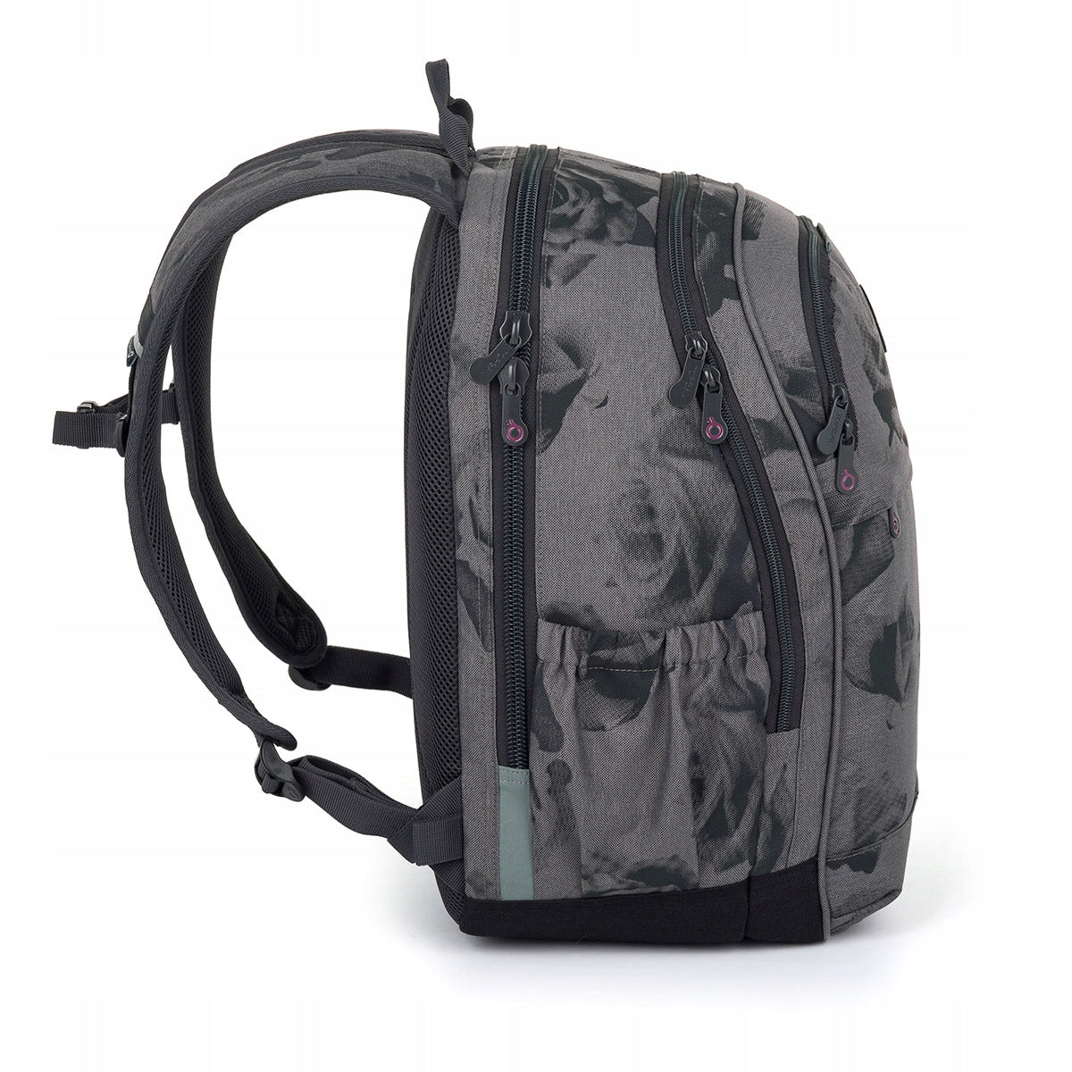 Youth backpack grey with roses Topgal RONY 25027 Manufacturer code 8592571026333