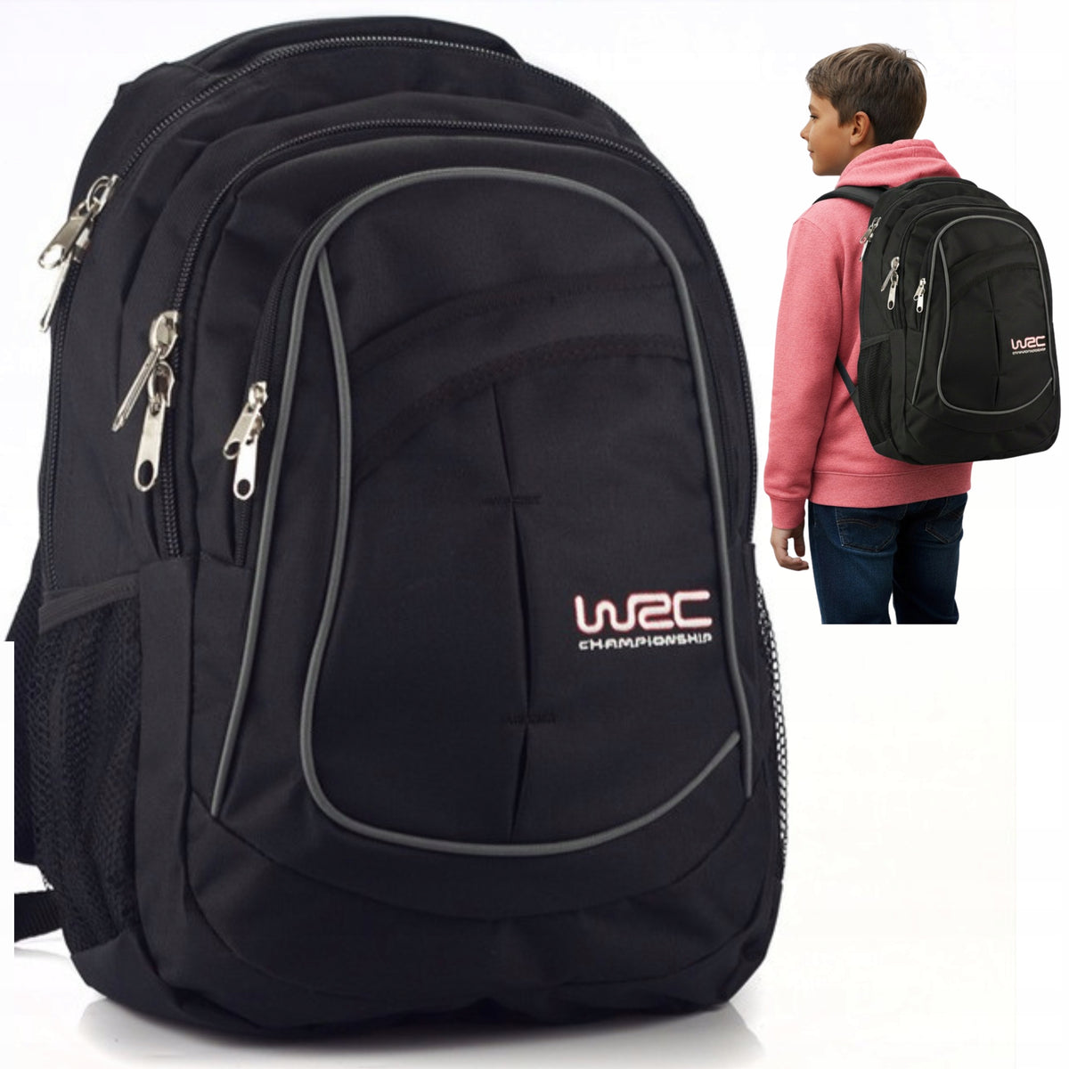 Youth school backpack Class 3-8 42x34x19cm WRC Polish Product Convey