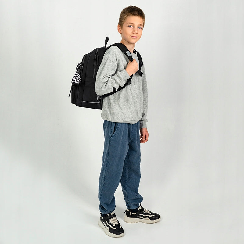 Youth school backpack for boys black Kite Manufacturer code K25-2575M-2