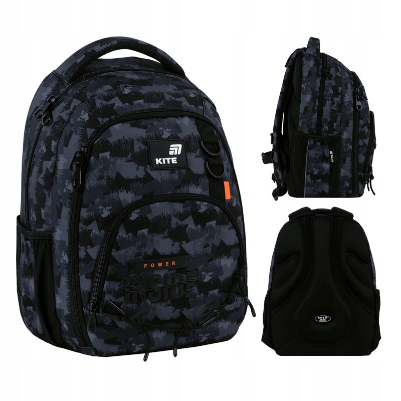 Youth school backpack for boys class 4-7 multi-chamber class Kite