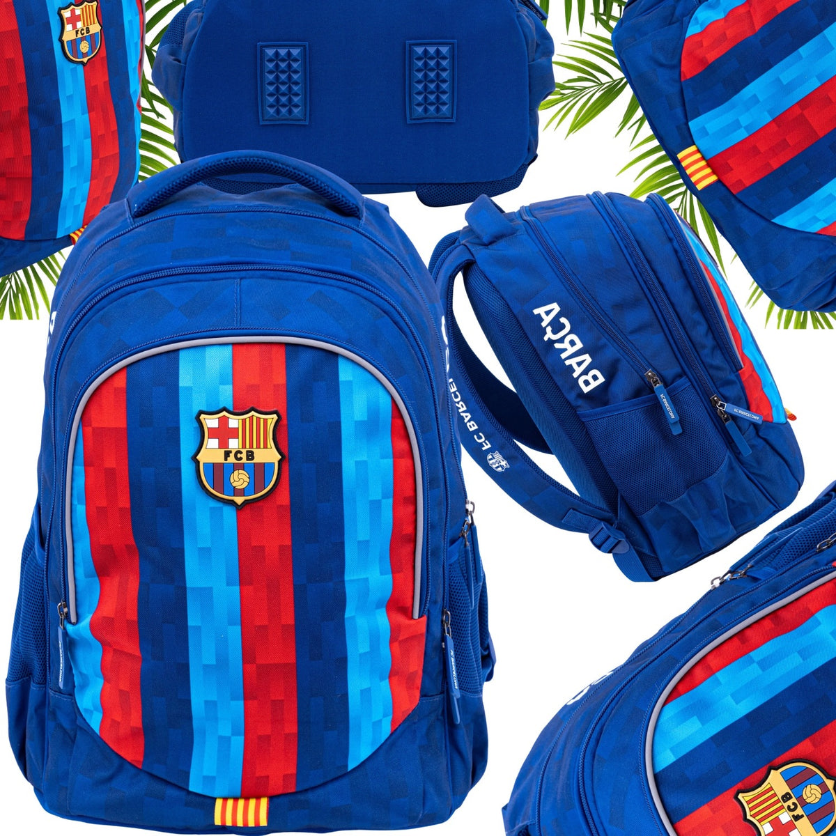 Youth school backpack for children's school roomy FC Barcelona Astra