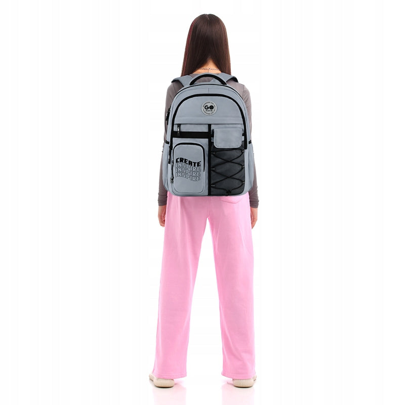 Youth school backpack for girls for multi-chamber laptop GoPack Manufacturer code GO26-184L-2