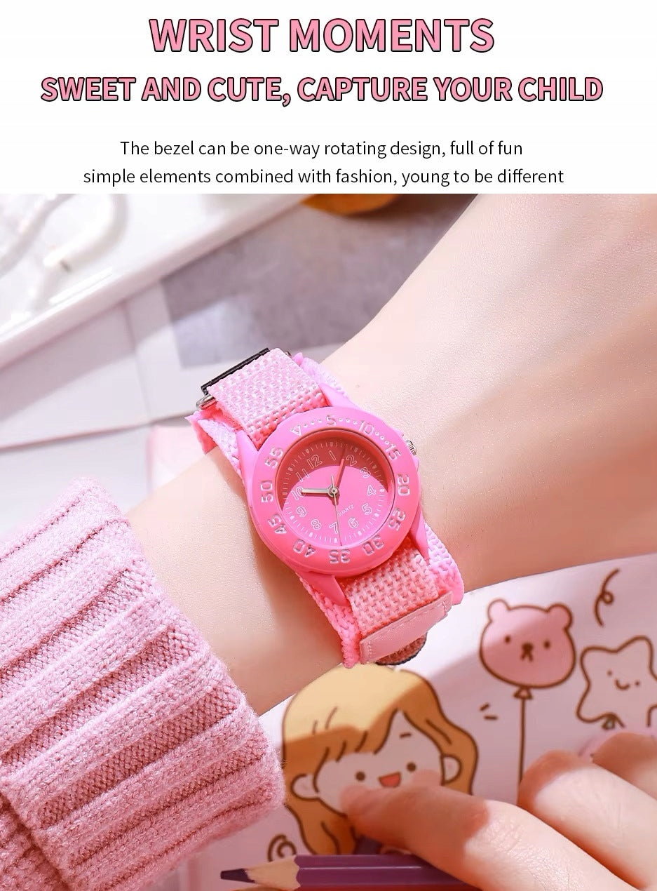 Youth watch diver pink webbing Velcro strap sports for Manufacturer code gerl2025