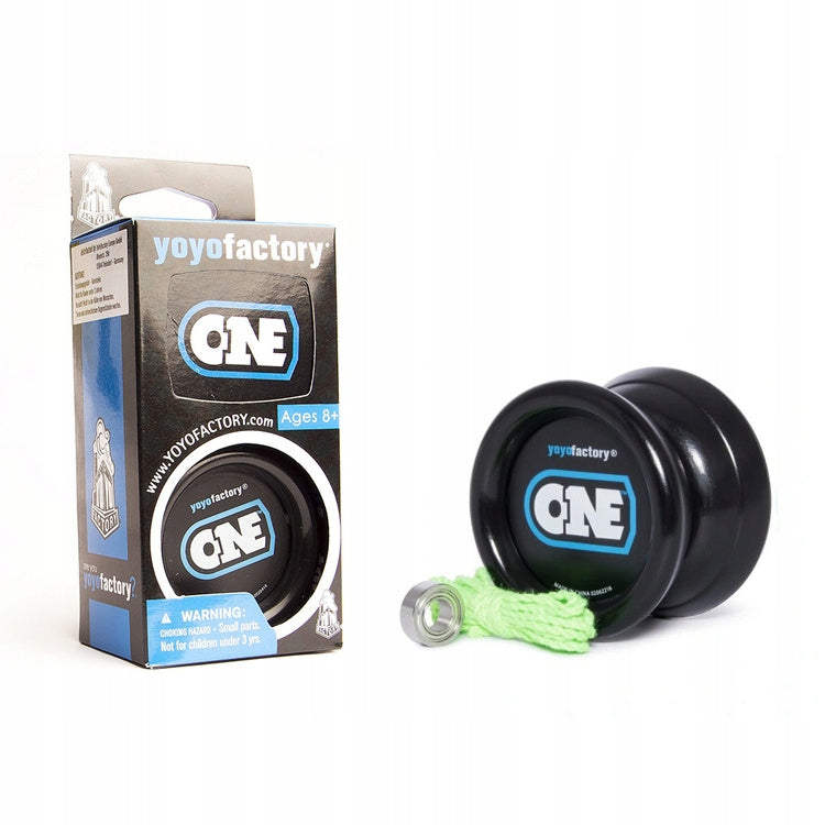 Yoyo for Beginners 2 Bearings YoYoFactory ONE Black