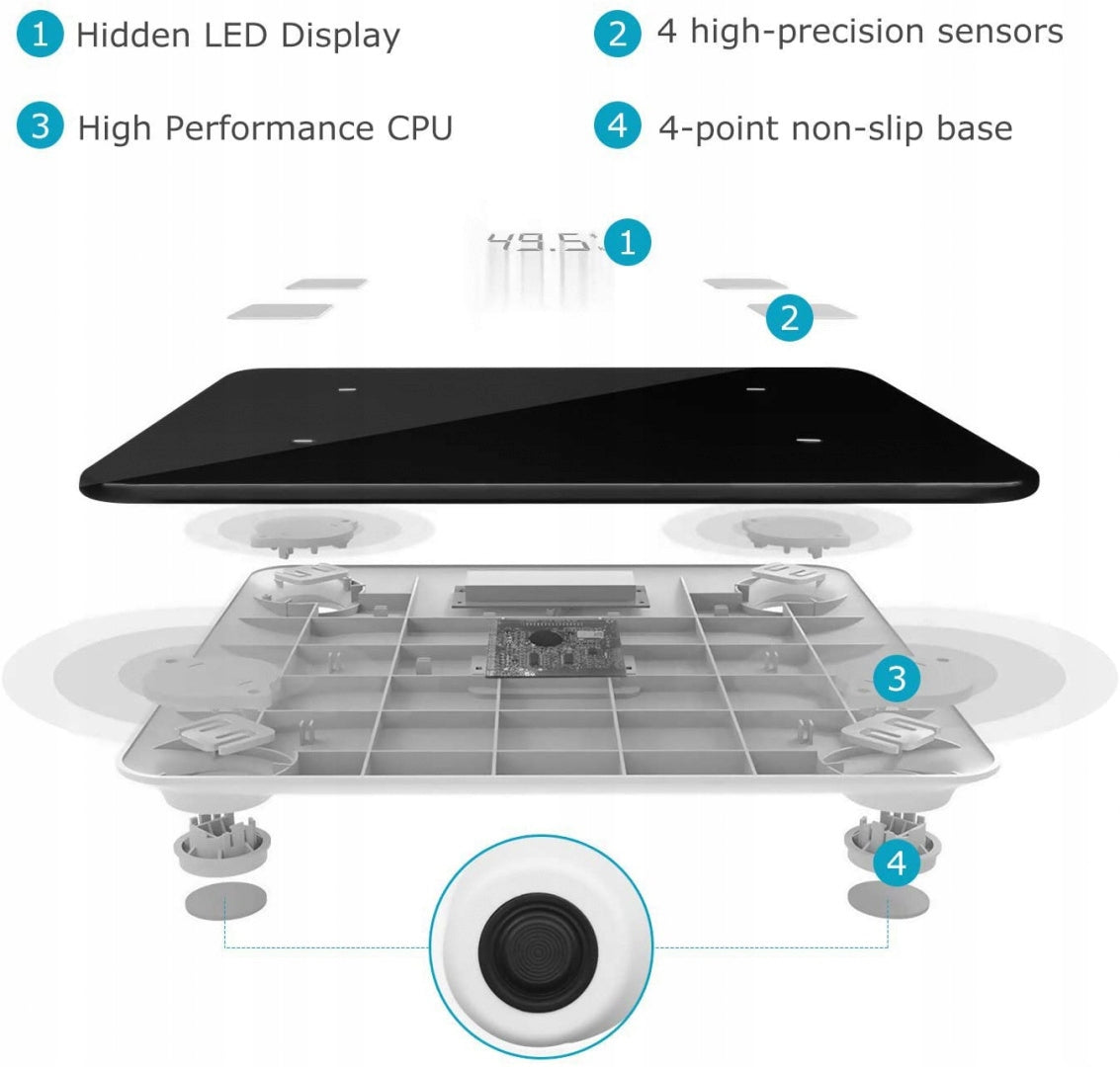 Yuanguo Hosome Bluetooth Bathroom Scale Brand Hosome
