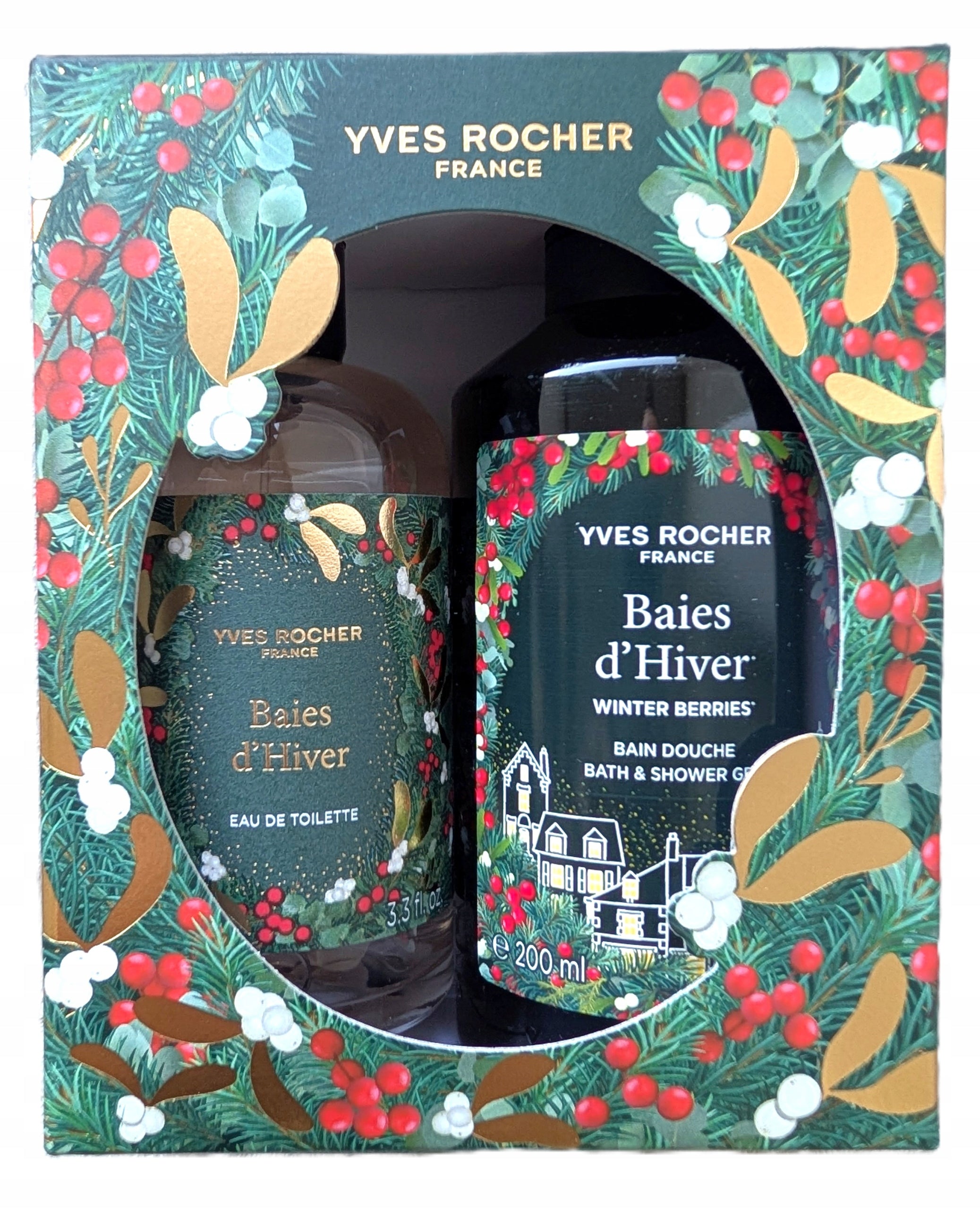Yves Rocher Winter Fruit Eau De Toilette 100 ml & Shower Gel 200 ml