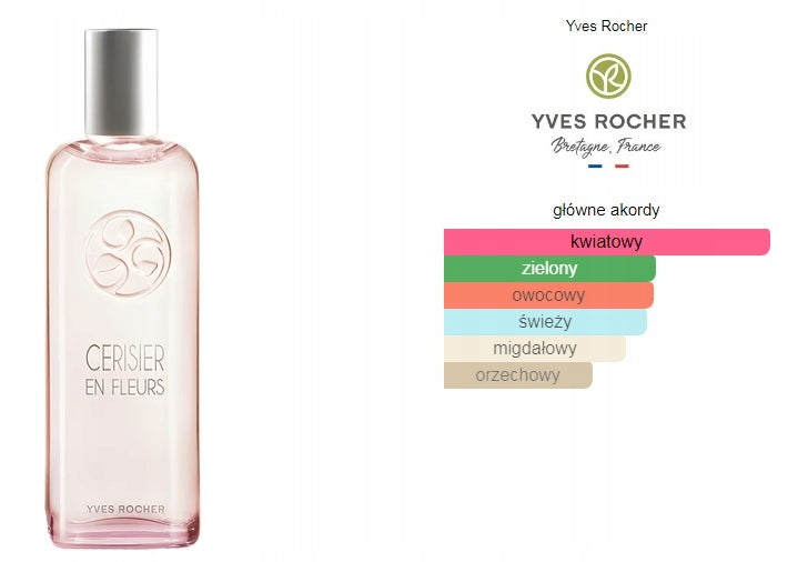 Yves Rocher - woda toaletowa Kwiaty Wiśni / Cherry Bloom 100ml. Packaging status original