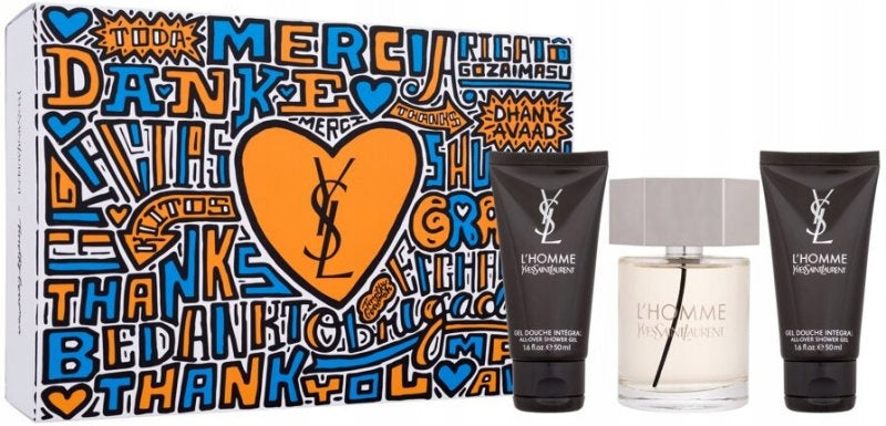 Yves Saint Laurent L Homme 2 x shower gel 50ml + 100ml EDT
