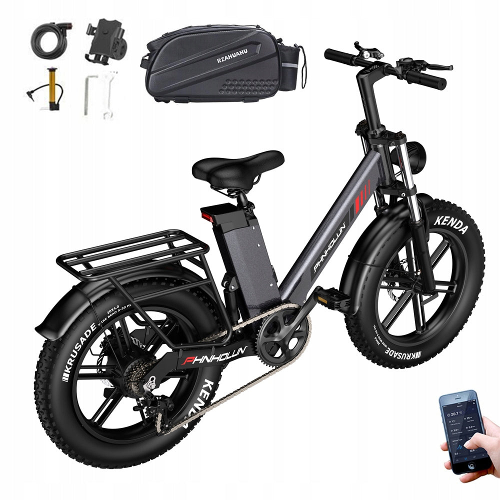 Z APP 1000W Electric vehicles PHNHOLUN C6 PRO 45km/h 20*4.0" 1000W