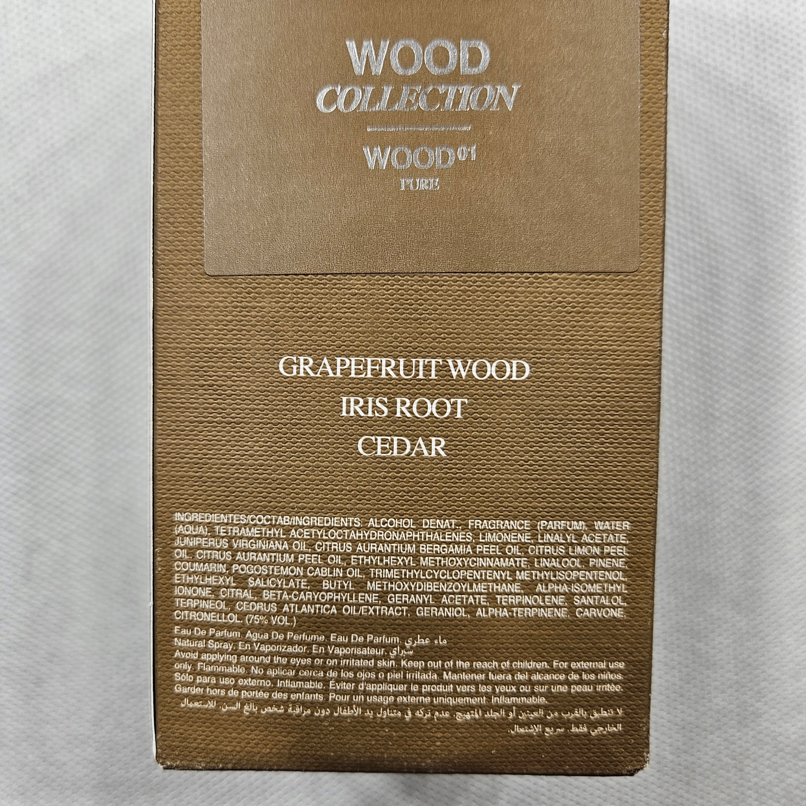 ZARA EAU DE PARFUM WOOD 01 PURE 100ml Brand ZARA