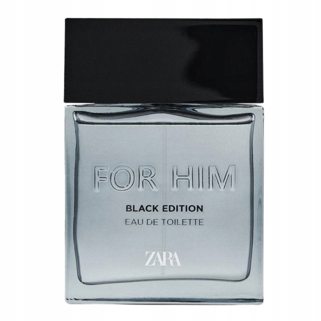 ZARA FOR HIM BLACK EDITION 90 ML EDT NEW BOTTLE Packaging status original