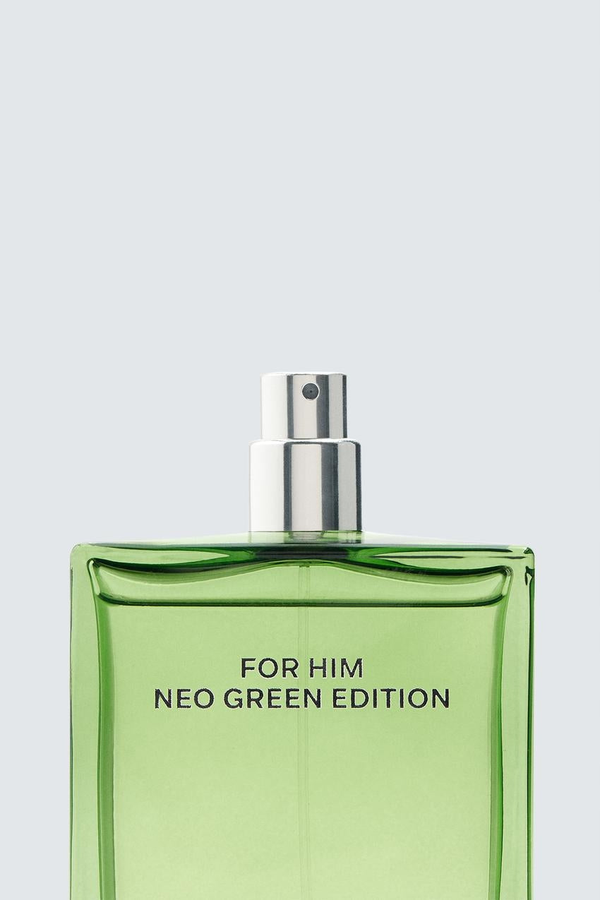 ZARA FOR HIM NEO GREEN EDITION EDP 100 ML perfume for men carton Brand ZARA