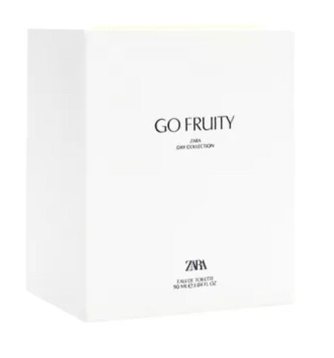 ZARA Go FRUITY 90 ml fruit EDT for women Brand ZARA